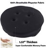Big Hippo Bar Stool Cushion,Thicken Memory Foam Round Bar Stool