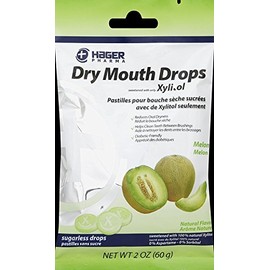 Hager Pharma Dry Mouth Drops - Melon - 2 oz