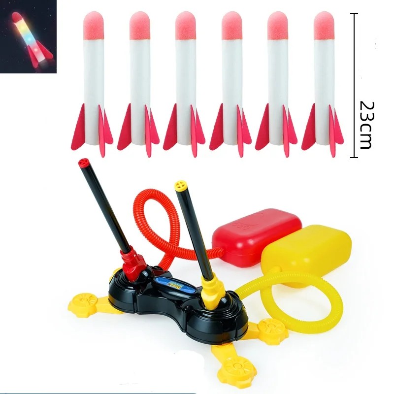 Stomp Rocket Launcher Toy for Kids – EVA Foam Outdoor