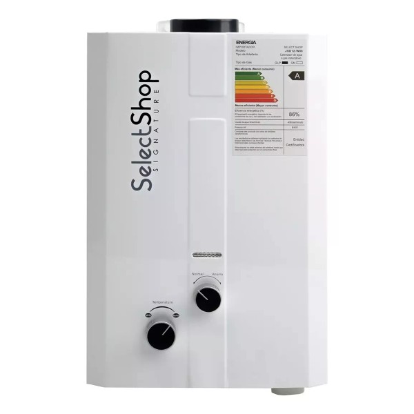 SelectShop Signature Calentador De Paso Instantáneo Agua A Gas Glp 6l Ahorrador