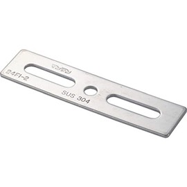 TRUSCO(トラスコ) ジョイント金具24型フラット ステン寸法100 穴数3 TK24-F2S