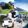 Mailfull Pack of 8 Solar Panel Brackets 30 mm PV