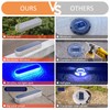 Lacasa Solar Dock Lights Marine 4-Pack - Solar Powered Blue