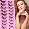 cobee 13 mm False Eyelashes, 10 Pairs Thin Manga Eyelashes,