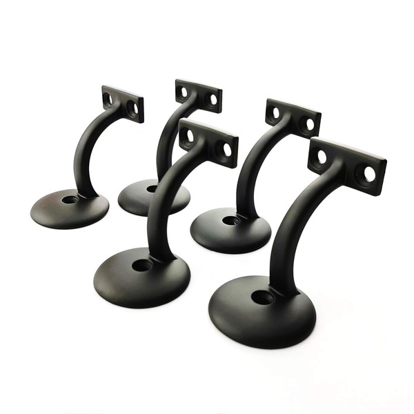 Langdoly- 3" Solid Heavy Duty Round Base Handrail Brackets for