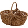 Daikai 73763 Balt PE Willow, One Handle Oval, Light Brown,