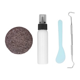 Pick Peel Stone Kit, Pick Rock for Anxiety, DIY Picking Rock Toy Skin Picky Pumice Stone Toy Gift for Adults Teenagers Children, Dermatillomania, ADHD, OCD, Tension (White Latex)