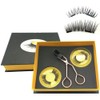 Magnetic Eyelashes Kit with Glue-free Applicator Tool, Magnetic Eyelash Clip,