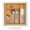Blumtal Kitchen Drawer Inserts - Bamboo Cutlery Tray for Drawers,