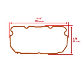 Caltric Valve Cover Gasket Compatible with Polaris RZR 800 2011 2012 2013 2014