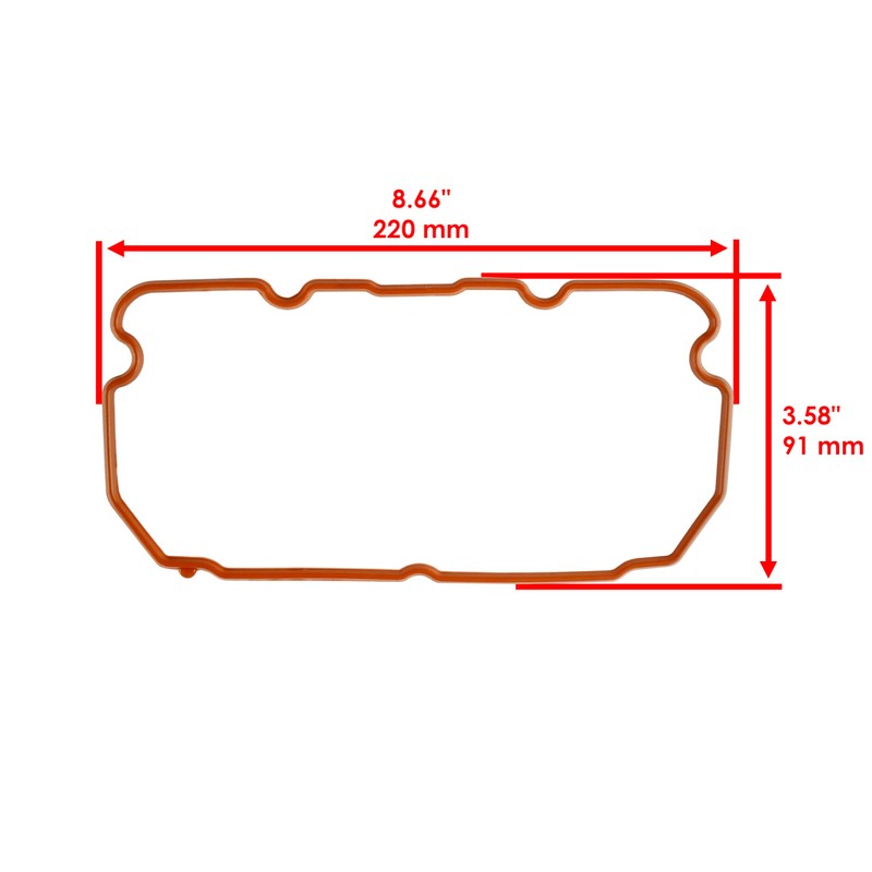 Caltric Valve Cover Gasket Compatible with Polaris RZR 800 2011