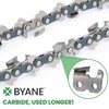 Byane BYANE Carbide 16 Inch Chainsaw Chain, 050" Gauge, 325"