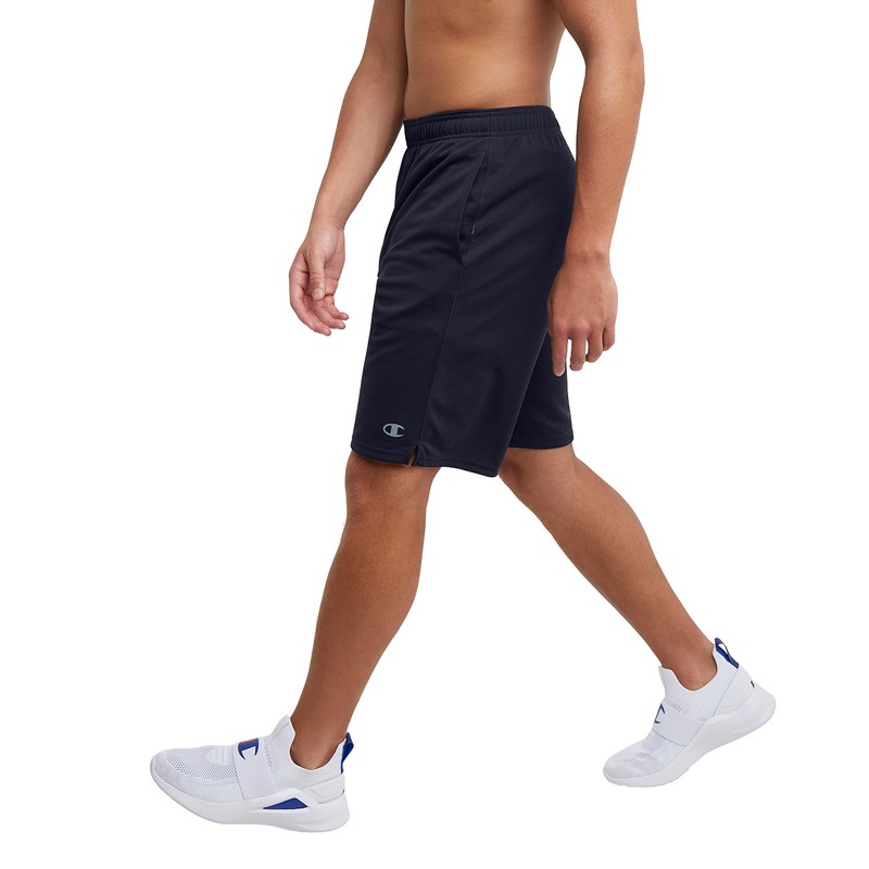 Champion Short De Entrenamiento, Pantalones Cortos Hombre, NAVY, XL