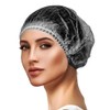 Medical Nation Hair Net, Disposable Pleated Hair Nets | Black,
