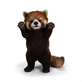 Uvia H23226 Red Panda Hand Raising Doll Figurine, 5.1 x 3.5 x 3.5 inches (13 x 9 x 9 cm), Animal