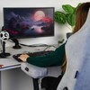 Arozzi アームレストパッド Memory Foam Armrest Pads Gray アームピロー メモリーファーム採用 調整可能なゴムバンド付属