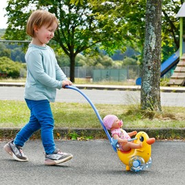 BABY born Push Along Berta, Push Along Doll Toy for Sensory Experience Play, For 43cm dolls or smaller, Suitable for Children Ages 3+, 838938 Zapf Creation