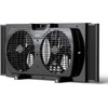 Comfort Zone Window Fan for Bedroom, 9 inch 3 Speed
