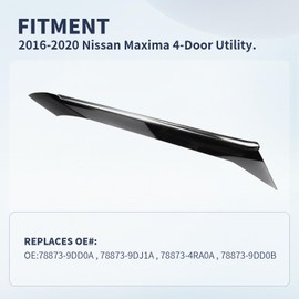 AIKEPT Windshield Trim Molding C Pillar 78873-9DD0A Compatible with 2016-2020 Nissan Maxima 4-Door Utility Replacement for 78873-9DJ1A, Left Accessories