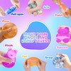 4Pcs Large Ice Cube Squishy Stress Balls Toys Set for