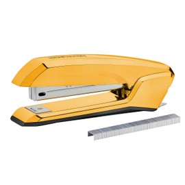 Bostitch Office Ascend 3 in 1 Stapler with Integrated Remover & Staple Storage, 20 Sheet Capacity, Gold Chrome