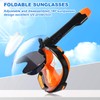 Snorkel Mask, Full Mask for Adults, 180 Degree Vision, Anti-Fog