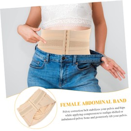 Minkissy Repair Tape Postpartum Abdominal Belt Sacroiliac Stability Belt Waist Support Band Sacroiliac Brace Support Belt Maternity Pregnancy Belt Hip Lift Strap Nylon