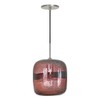 Jesco Lighting PD407-GN/BN 1-Light Line Voltage Pendant and Canopy with