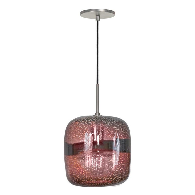Jesco Lighting PD407-GN/BN 1-Light Line Voltage Pendant and Canopy with
