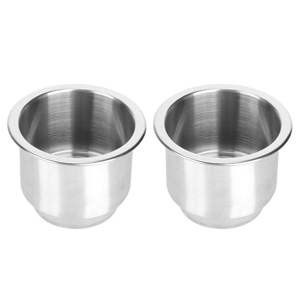 Boat Cup Holder,2Pcs Universal Marine Boat Cup Holder,Stainless Steel Cup