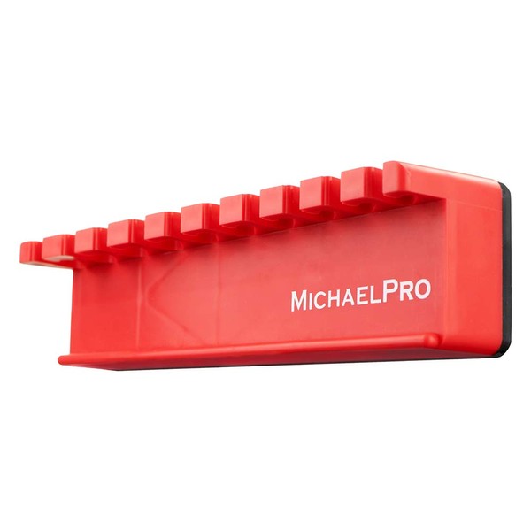 MichaelPro MP014005 Magnetic Wrench Holder, 10-Piece Magnetic Wrench Organizer, Wrench