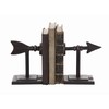 Creative Co-Op Bronze Arrow Shaped Cast Iron Bookends (Set of