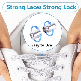 YSevenup 1 Pair + 1 Pcs No Tie Flat Shoelaces, Neon Green, 43.3inch(110cm)