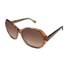 Isaac Mizrahi 30203 Womens/Ladies Oversized Full-rim 100% UVA & UVB Lenses Sunglasses/Eyewear (56-16-135, Brown)