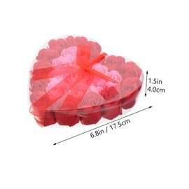 TOVINANNA Diy Soap Flower Decorations Simulated Flowers Elegant Party Soap Bouquets Present Box