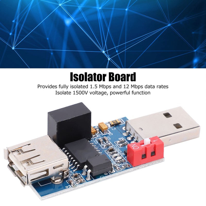 USB Isolator Module USB to USB 1.5/12 Mbps Coupling Protection