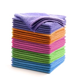Stycypel Microfiber Cleaning Cloth,Microfibre Cloth (25Pcs Multicolored)