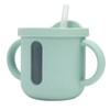 Silicone Sippy Cups Double Handles Lightweight Toddler Training Cup with