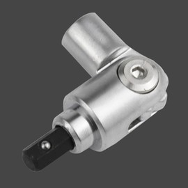 Colcolo Pivoting Bit Holder Pivot Drill Bit Holder Extender Portable Rotating Flexible Bendable Screwdriver Bit Holder Screw Holder