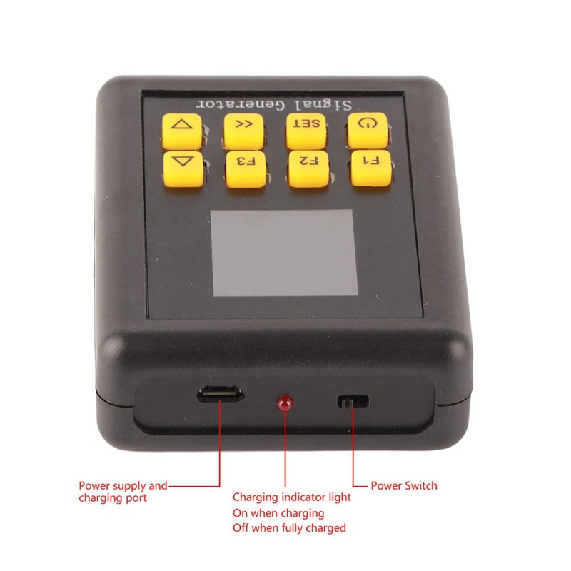 ViaGasaFamido Signal Generator Adjustable Handheld Pulse Frequency Generator PWM Rectangular