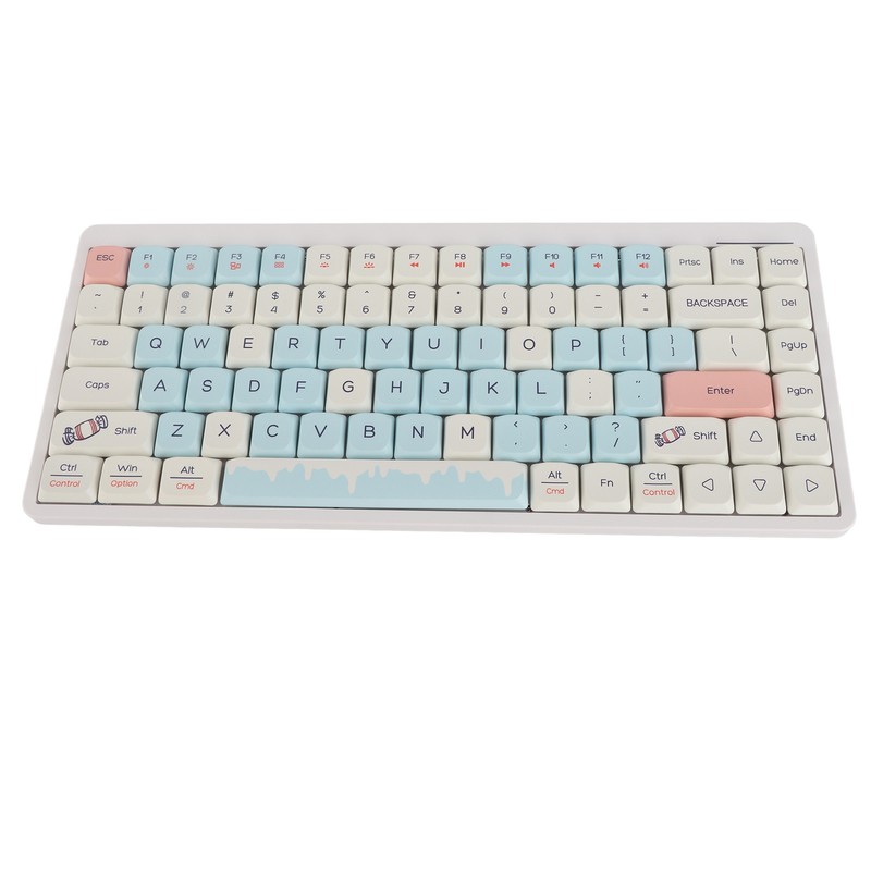 84 Key Bluetooth Keyboard 3 Mode 2.4G Wireless Bluetooth Gaming