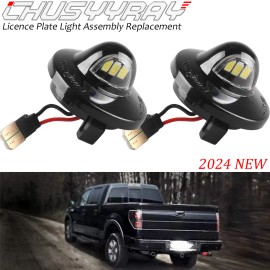 CHUSYYRAY 2x LED 6500K License Plate Light Tail Assembly Lamp For 1983-2011 Ford Ranger
