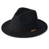 FURTALK Fedora Hats for Men Women 100% Australian Wool Felt