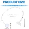 PATIKIL 1.5m / 4.9Ft Retractable Remote Control Tether, 4 Pcs