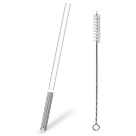 TYESO - TS-8868 Compatible Replacement Straw *1 + Straw Brush *1, For 1200ml Tumbler (Straw + Straw Brush Only)