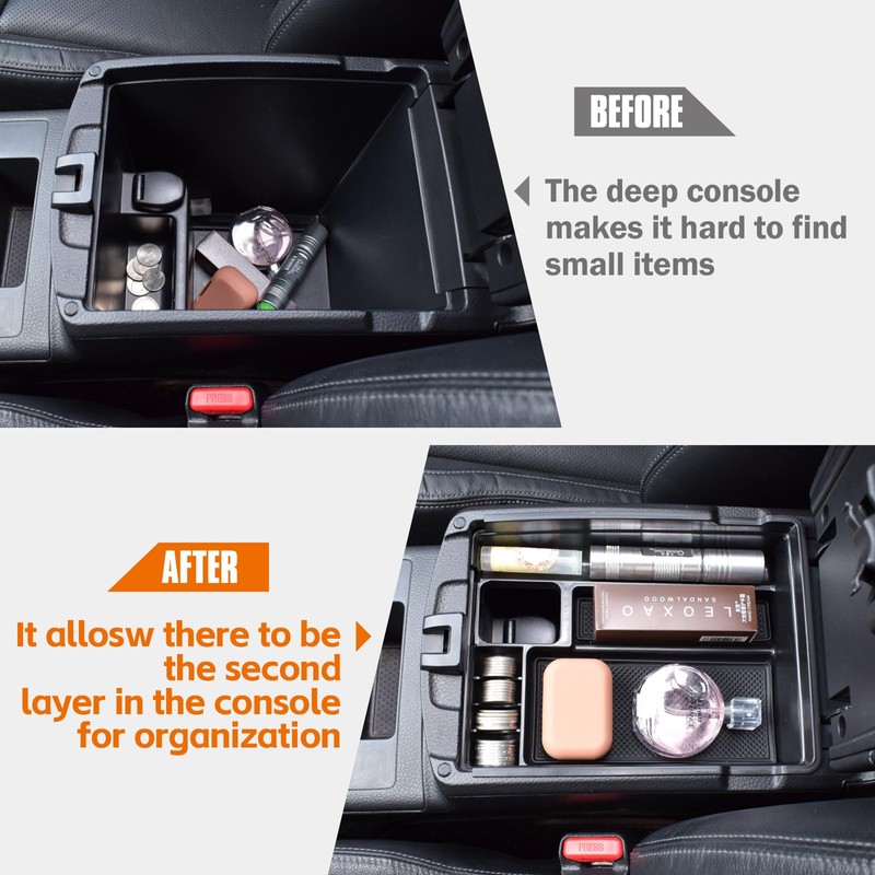 TACORBO Center Console Tray Compatible with Nissan Rogue 2014-2020 and