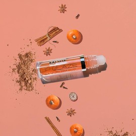 MODE Lip Glaze PUMPKIN SPICE Flavored Roll On Lip Gloss Delicious Wet Shine