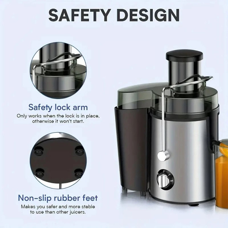 800W Electric Juicer Fruit Vegetable Blender Juice Extractor Citrus Machine