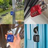 SISAV 4 Digit Combination Lock,Gym Padlock,Outdoor Combination Padlock,Suitable for School