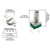 10PCS RK097 B10K Precision Potentiometer Vertical Single Link Shank L=15mm